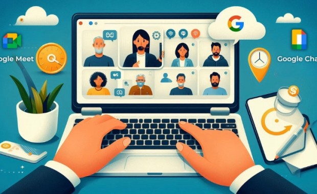 Using Google Meet and Google Chat to Stay Connected and Collaborate Remotely